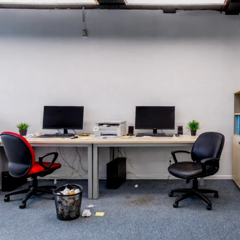 Клининг в ИТ компании - до уборки